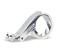 Excell Heavy Duty Filament Tape Dispenser, 1” Width, Metal Handheld Packing Cutter with Anti-Rust Stainless Steel Blade, Fits 3” Core, for Filament & Nano, Warehouse Office Home, No Tape Included