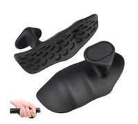 ExcellaElite 1 Pair Gym Hand Grips, Anti-Slip Weight Lifting Grips for Men and Women, Fingerless Palm Protection Pads, Rubber Workout Gloves for Bodybuilding Training Sports