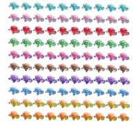 ExcellaElite 100 PCS Mini Resin Turtles,Tiny Resin Animals Luminous Mini Turtles Suitable for Doll House DIY Craft Garden Landscape Fish Tank Living Room Miniature Landscape and Decorative Fence