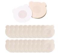 ExcellaElite 100 PCS Nipple Covers Invisible Nipple Tape Bear Shape Skin Color Self-Adhesive Invisible Suitable for Hot Summer Days Paired with Light Clothing