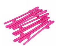 ExcellaElite 12Pcs Willy Hen Party Straws, Straws Drinking Plastic for Bar Cocktail Night Novelty Party Bachelorette Party, Novelty Straws Accessories(Rose Red)
