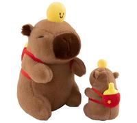 ExcellaElite 8-Inch Capybara, Capybara Plush, Table Tennis Capybara Teddy, Soft and Comfortable Capybara Toys, Creative Table Tennis Shape Capybara Plush Toy, Cute Capybara Toy Home Decoration