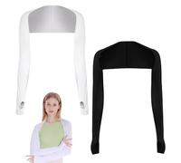 ExcellaElite Arm Warmers 2 Uv Protective Shawl Set - Arm Sleeves - Sleeves to Cover Arms - Arm Sleeves Women, Women's Sun Protection Cover with Finger Holes Anti-Uv Arm Cover Suitable for Traveling