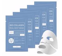 ExcellaElite Biodance Collagen Mask, Biodance Collagen Mask Overnight, Bio Collagen Face Mask, Biodance Bio-Collagen Real Deep Mask (5PCS)