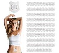 ExcellaElite Castor Oil Patches 100 PCS Castor Oil Belly Button Patch Castor Oil Patches for Belly Button One-Time Belly Button Patch Castor Oil Wrap for Tummy No Need to Clean (Oil-Free) (Bear Shape)
