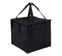 ExcellaElite Cooler Bag,Insulated Bag Thermal Bag Food Delivery Bag Kühltasche Faltbar with Handles and Zipper Reusable Suitable for Shopping Camping Barbecue Picnic Family Outdoor Travel(Black)