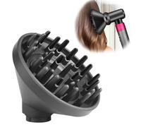 ExcellaElite Diffuser Nozzle for Dyson for Airwrap Styler Attachments, Diffuser Attachment for Hairdryer, Diffuser Attachment Converting for Air Wrap Curling Styler to A Hair Dryer
