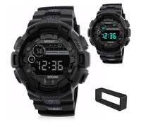 ExcellaElite Digital Watch Women, Black Mens Digital Watches, Waterproof Wrist Watches with LED Backlight/Alarm/Timer/Date for Men Women Children Swimming Outdoor Running