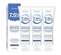 ExcellaElite Fluoride Free Toothpaste, Teeth Whitening, Nano Hydroxyapatite, Gentle Formula, Long-Lasting Fresh Breath, Repairs Teeth, Unflavored Paste
