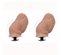 ExcellaElite Funny Toe Charms for Crocs, Hilarious Realistic Toe Shoe Charms for Kids Adults, DIY 3D Hairy Toes for Croc Accessories(2PCS)