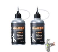 ExcellaElite Graphite Powder for Locks Core 2 Pcs Graphite Lock Lubricant Spray, Dry Lube Door Hinge Oil for Lock Tongues, Door and Window Tracks to Eliminate Noise