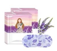 ExcellaElite Heated Eye Mask,10 Packs Steam Eye Masks Lavender Warming Self Heating Eye Mask Disposable Moist Hot Compress Eye Patch for Relaxation and Eye Strain Sleep Gift Set