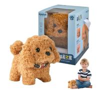 ExcellaElite My Realistic Robot Puppy, Dogs That Act like Real Dogs, Soft Plush Pet, Realistic Robot Puppy, for Boys & Girls, Interactive Teddy Toy