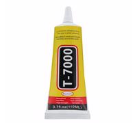 ExcellaElite T7000 Super Glue, Black Strong Glue, 110ml Multi-Function High Precision Industrial Adhesive for Phone Jewelry Glass Wood Fabric Tyre Crafts