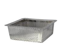 Excellante Commercial Floor Drain Strainer, 304 Stainless Steel, 0.8Mm, 8-1/2-Inch by 8-1/2-Inch by3-Inch