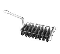 Excellanté SLTA08 8 Mould Nickel Plated Taco Shell Basket