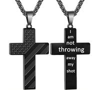 EXCELLANYARD I am Not Throwing Away My Shot Necklace Hamilton Gifts for Women Men Opera Necklace Gifts for Birthday/Christmas/Valentine, Stainless Steel, No Gemstone