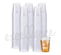 Excellence by IPA -1000 X 7oz Clear Plastic Cups Reusable Water Coolers, Vending Disposables Cups (Sealed Packs)