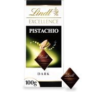 Excellence Chocolate Bar - Premium Swiss Chocolate, Rich & Smooth, Luxury Gourmet Treat, Perfect for Gifting (Lindt Excellence Pistachio Dark Chocolate Bar 100g)