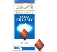 Excellence Chocolate Bar - Premium Swiss Chocolate, Rich, Smooth, Luxury Gourmet Treat, Perfect for Gifting (Lindt Excellence Extra Creamy Milk Chocolate Bar 100G)