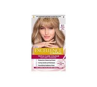 Excellence Crme 8.1 Natural Ash Blonde: 100% Grey, shiny, for a cool-toned result