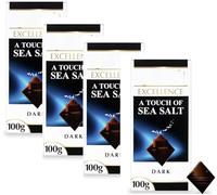 Excellence Dark Chocolate - A Touch of Sea Salt 100g (4 Pack) | IDEAONIC