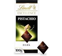 Excellence Premium Swiss Chocolate Bar - Rich, Smooth & Perfect for Gifting (Lindt Excellence Pistachio Dark Chocolate Bar 100g)