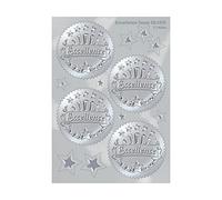 Excellence (Silver) Award Seals Stickers - 4 Stickers per Sheet, 8 Sheets