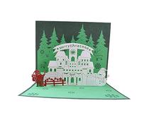 Excellent Christmas Blessing Postcard Party Gift Greeting Cards Set Winter Holiday New Year Card for Home Party Supplies Handmades Card Warm Greetings Vividvisual Effect Realistic Visual Effect