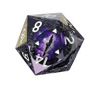 Excellent Craftsmanship Polyhedral Dice - Easy to Read Dice Set with 20 Dice, Handmade Polyhedral Designer RPG Set with Edges and Beautiful Inclusions for Aesthetics