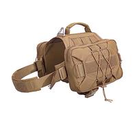 EXCELLENT ELITE SPANKER Dog Pack Hound Saddle Bag Backpack for Travel Camping Hiking Medium & Large Dogs with 2 Capacious Side Pockets(COB-L)