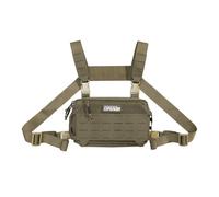 EXCELLENT ELITE SPANKER Men Tactical Chest Rig Bag Military Vest Chest Rig Adjustable Chest Pack (Ranger Green)