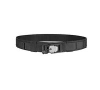 EXCELLENT ELITE SPANKER Military Tactical Belt Magnetic Quick-Release Buckle Webbing Belt for Men, Black, Large