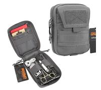 EXCELLENT ELITE SPANKER Molle Admin Pouch Military Utility Tool Pouch EDC Molle Pouchs Gadget Waist Bags(Grey)