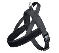 EXCELLENT ELITE SPANKER No Pull Dog Harness Adjustable Nylon Service Walking Dog Harness with Control Handle for Small & Medium and Large Dogs(BLK-S)