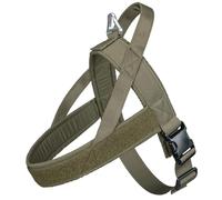 EXCELLENT ELITE SPANKER No Pull Dog Harness Adjustable Nylon Service Walking Dog Harness with Control Handle for Small & Medium and Large Dogs(RGN-L)