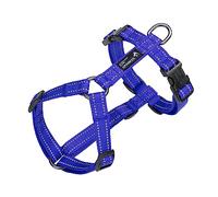 EXCELLENT ELITE SPANKER No Pull Dog Harness Reflective Nylon Vest L-Shaped Adjustable Easy Pet Harness for Small Medium Large Breeds Dogs Walking Training(XL,BLU)