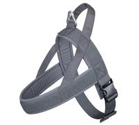 EXCELLENT ELITE SPANKER No Pull Dog Harness with Handle Adjustable Nylon Dog Harness Easy for Training Walking for Small & Medium and Large Dogs(GRY-M)