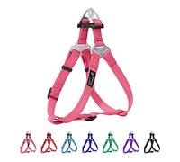 EXCELLENT ELITE SPANKER Step In Dog Harness Reflective Pet Harness Adjustable No Pull Dog Harness Puppy Harness for Small Medium Large Dogs Training Walking（PIK-M)