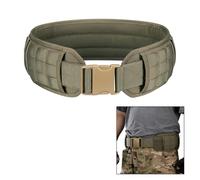 EXCELLENT ELITE SPANKER Tactical Belt Molle Battle Belt Molle Nylon Belt Airsoft Belt Tactical Equipment Waist Protection Nylon(Ranger Green-L)