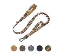 EXCELLENT ELITE SPANKER Tactical Dog Leash Adjustable K9 Military Bungee Dog Leash Elastic Leads Rope with 2 Control Handle (MCP)