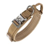 EXCELLENT ELITE SPANKER Tactical Military Dog Collar with 1.5" Metal Buckle