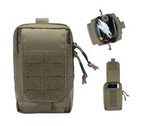 EXCELLENT ELITE SPANKER Tactical Molle Pouch Molle Phone Pouch EDC Utility Belt Pouch Phone Holder Bag For Sports Fishing Camping(RGN)