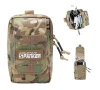 EXCELLENT ELITE SPANKER Tactical Molle Pouch Molle Phone Pouch EDC Utility Belt Pouch Phone Holder Bag For Sports Fishing Camping(MC)