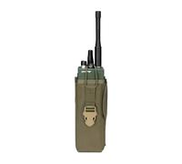 EXCELLENT ELITE SPANKER Tactical Molle Radio Pouch Holder Adjustable Military Walkie Talkie Holder for Backpack Belt Vest (Ranger Green)