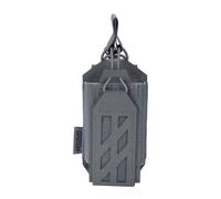 EXCELLENT ELITE SPANKER Tactical Molle Radio Pouch Nylon Adjustable Walkie Talkie with Elastic Cord Radio Holster for Police Security Rescue(GRY))
