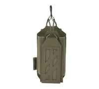 EXCELLENT ELITE SPANKER Tactical Molle Radio Pouch Nylon Adjustable Walkie Talkie with Elastic Cord Radio Holster for Police Security Rescue(RGN)