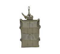 EXCELLENT ELITE SPANKER Tactical Molle Single/Double Open-Top Mag Pouch for M4 M14 M16 AR15 G36 Magazine(Single,Ranger Green)