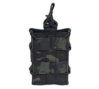 EXCELLENT ELITE SPANKER Tactical Molle Single/Double Open-Top Mag Pouch for M4 M14 M16 AR15 G36 Magazine(Double,Multicam Black)