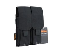 EXCELLENT ELITE SPANKER Tactical Molle Single/Double/Triple Mag Pouch for M4 M14 M16 AR15 AR10 G36 Magazine Holds 2 Mags(Black)